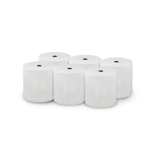 Hard Wound Roll Towel. 1-ply, 7” X 700 Ft, White, 6 Rolls/carton