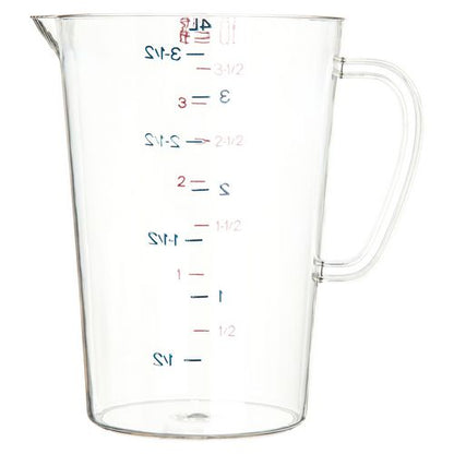 Commercial Measuring Cup, 1 Gal, Clear