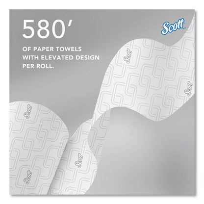 Slimroll Towels, 1-ply, 8" X 580 Ft, White/orange Core, 6 Roll/carton