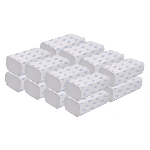 Multifold Towels, 1-ply, 9.25 X 9.05, White, 250/pack, 16 Packs/carton