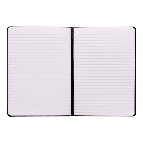 Soft Cover Notebook, College Rule, Black Cover, (96) 8.2 X 5.11 Sheets