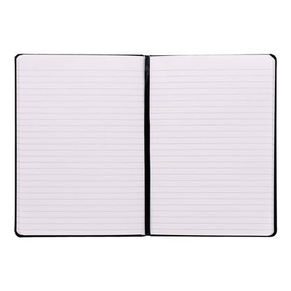 Soft Cover Notebook, College Rule, Black Cover, (96) 8.2 X 5.11 Sheets