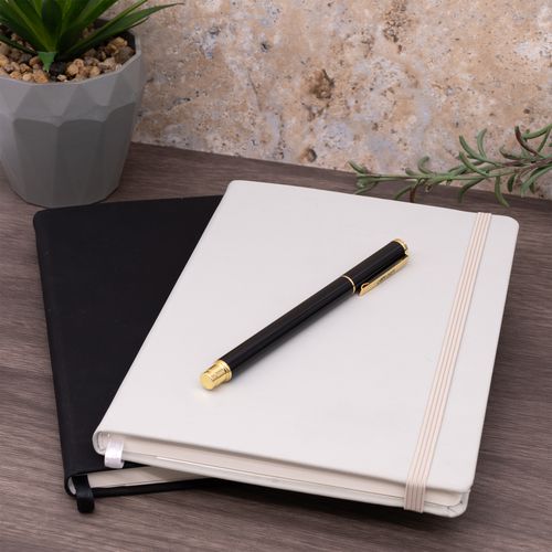 Soft Cover Notebook, College Rule, Black Cover, (96) 8.2 X 5.11 Sheets