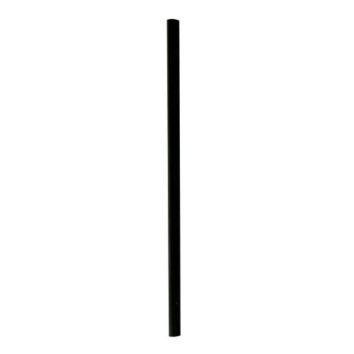 Giant Straws, 7.75", Polypropylene, Black, 1,500/carton