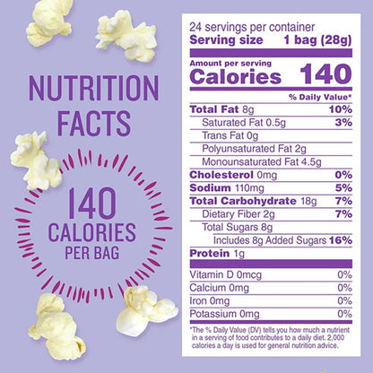 Popcorn, Sweet And Salty, 1 Oz Bag, 24/carton