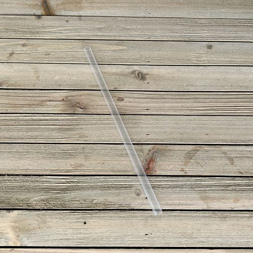 Giant Straws, 7.75", Polypropylene, Clear, 1,500/carton