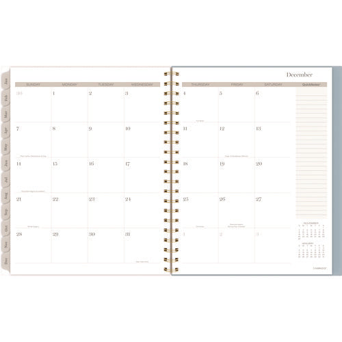 Triad Weekly/monthly Planner, Geometric Artwork, 11" X 9.25", Multicolor Cover, 12-month (jan To Dec): 2025