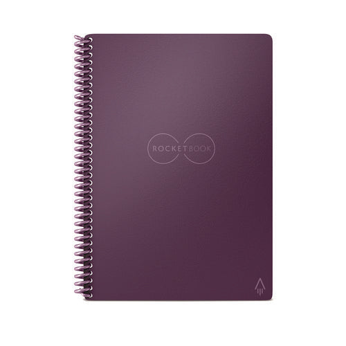 Core Smart Notebook, College Rule, Plum Cover, (38) 8.8 X 6 Sheets