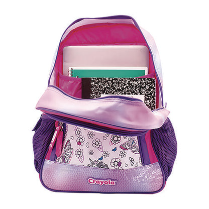 Color-your-own Backpack, Mystical Unicorn, 15 X 5 X 16, Pink/purple