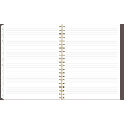 Workstyle Monthly Poly Planner, Geometric Artwork, 11 X 8.5, Java Brown/gold Cover, 12-month (jan To Dec): 2025