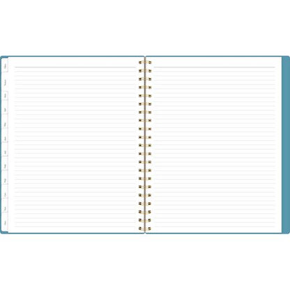 Workstyle Weekly/monthly Planner, Geometric Artwork, 11 X 9.38, Blue/gold Cover, 12-month (jan To Dec): 2025