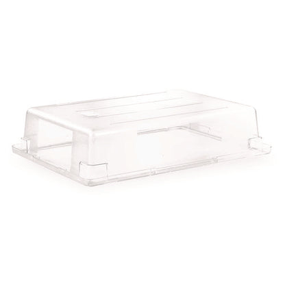 Storplus Polycarbonate Food Storage Container, 8.5 Gal, 18" X 26" X 6", Clear Plastic