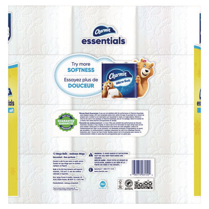 Essentials Soft Bathroom Tissue, Septic Safe, 2-ply, White, 330 Sheets/roll, 12 Rolls/carton