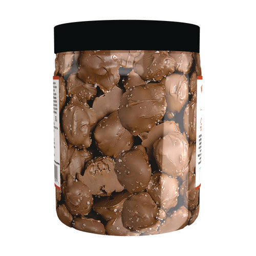 Small Batch Wonders Dark Chocolate Sea Salt Caramels, 18 Oz Tub