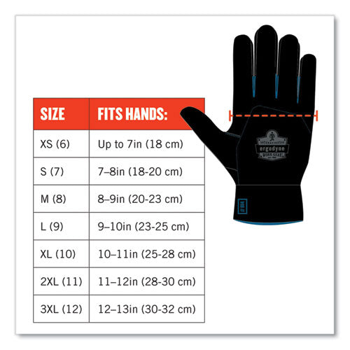 Proflex 7551-case Ansi A5 Coated Waterproof Cr Gloves, Orange, 2x-large, 144 Pairs/carton