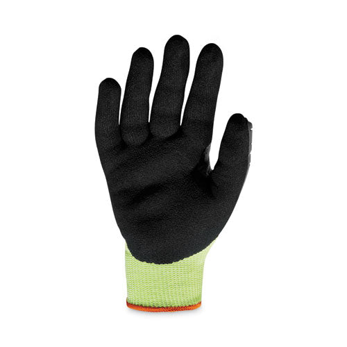 Proflex 7141 Ansi A4 Dir Nitrile-coated Cr Gloves, Lime, 2x-large, 72 Pairs/pack