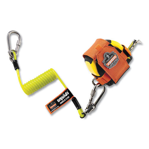 Squids 3190 Tape Measure Tethering Kit, 2 Lb Max Working Capacity, 6.5" To 48" Long, Lime/black