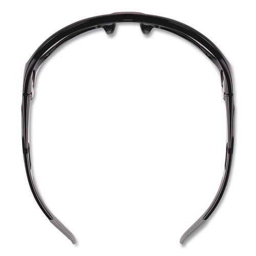 Skullerz Baldr Safety Glasses, Black Nylon Impact Frame, Clear Polycarbonate Lens