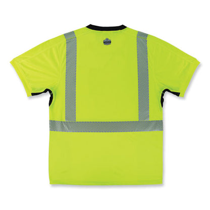 Glowear 8283bk Class 2 Lightweight Performance Hi-vis T-shirt, Polyester, 3x-large, Lime