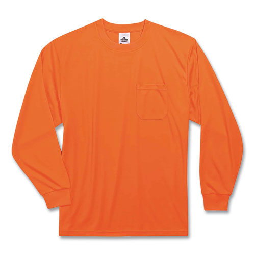 Glowear 8091 Non-certified Hi-vis Long Sleeve Shirt, 2x-large, Orange