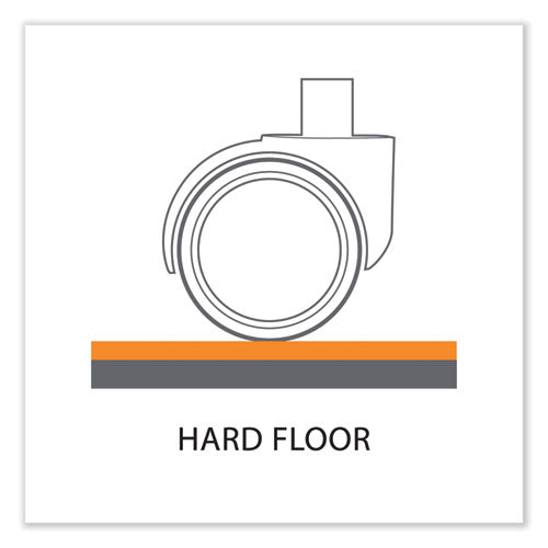 Trendsetter Chair Mat For Hard Floors, 36 X 48, Black