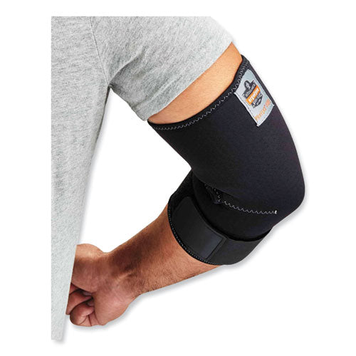 Proflex 655 Compression Arm Sleeve With Strap, Medium, Black