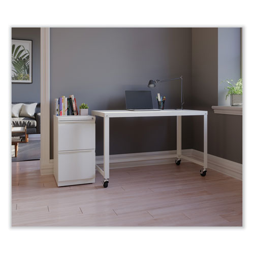 Rta Mobile Desk, 47.45 X 23.88 X 29.6, White