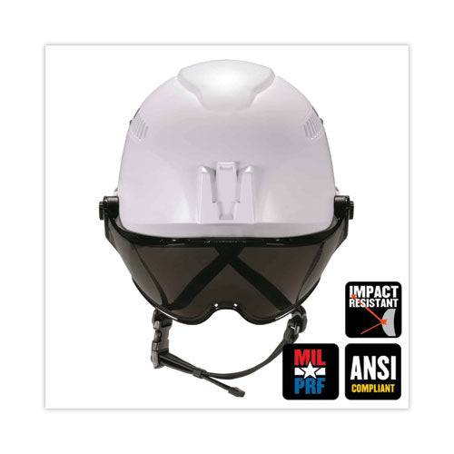 Skullerz 8991 Safety Helmet Visor, Polycarbonate, 6 X 12 X 4, Smoke