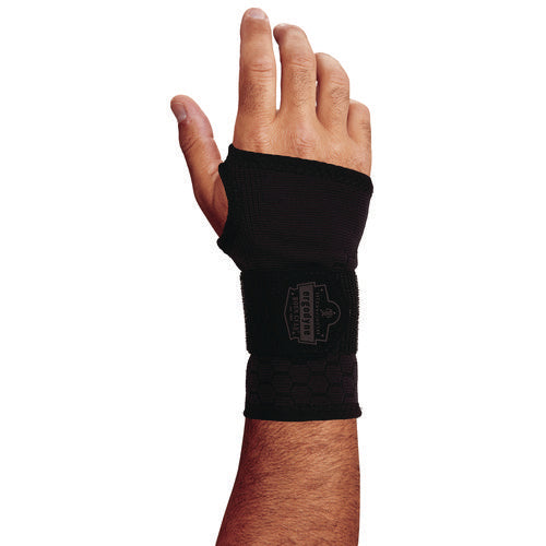 Proflex 680 Wrist Support Sleeve - Single Strap, Large, Fits Left Hand/right Hand, Black