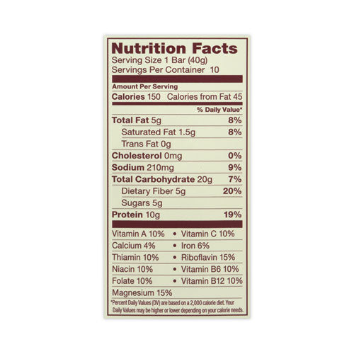 High Protein Bars, Salted Caramel, 1.41 Oz Bar, 10 Bars/carton