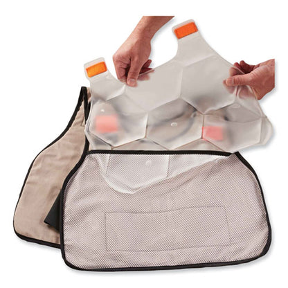 Chill-its 6220 Phase Change Cooling Vest Charge Packs, Large/x-large, 14.75 X 18