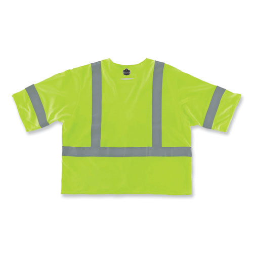 Glowear 8356frhl Class 3 Fr Hook And Loop Safety Vest With Sleeves, Modacrylic, 4x-large/5x-large, Lime