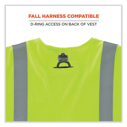 Glowear 8356frhl Class 3 Fr Hook And Loop Safety Vest With Sleeves, Modacrylic, 4x-large/5x-large, Lime