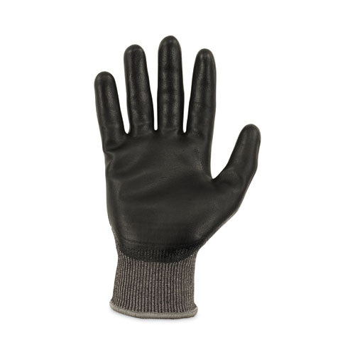 Proflex 7072 Ansi A7 Nitrile-coated Cr Gloves, Gray, Large, Pair