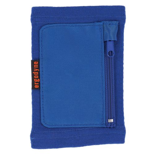 Squids 3388 Wrist Id/badge Holder, Vertical, Blue, 3.5 X 5.5 Holder, 2.75 X 3.75 Insert