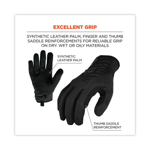 Proflex 812blk High-dexterity Black Tactical Gloves, Black, 2x-large, Pair