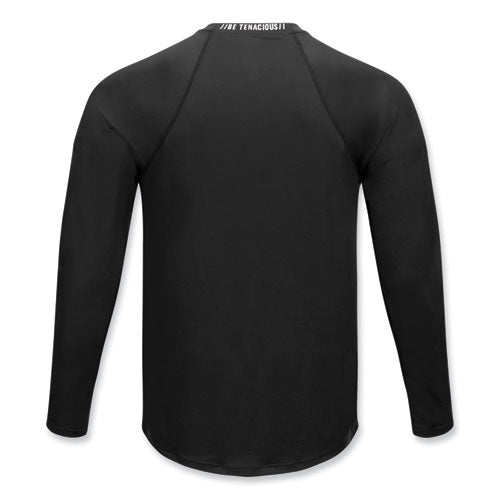 N-ferno 6436 Long Sleeve Lightweight Base Layer Shirt, Medium, Black