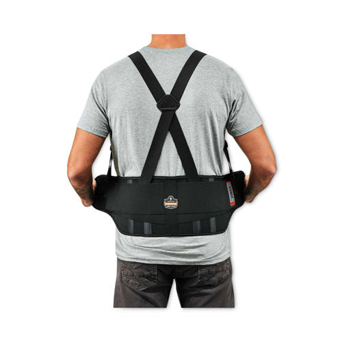 Proflex 1625 Elastic Back Support Brace, X-small, 20" To 25" Waist, Black