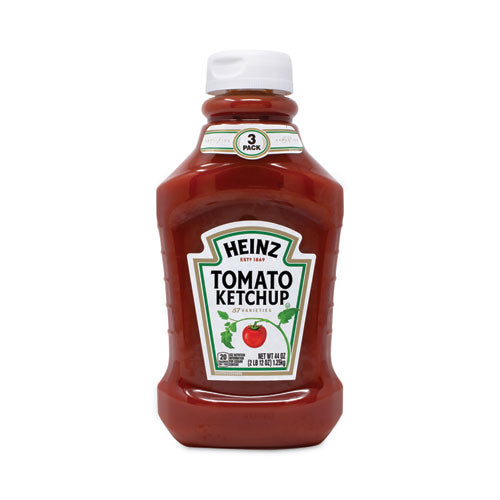 Tomato Ketchup Squeeze Bottle, 44 Oz Bottle, 3/pack