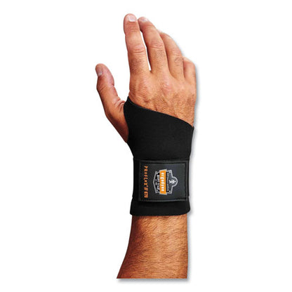 Proflex 670 Ambidextrous Single Strap Wrist Support, Large, Fits Left/right Hand, Black