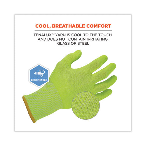 Proflex 7040 Ansi A4 Cr Food Grade Gloves, Lime, X-large, 144 Pairs