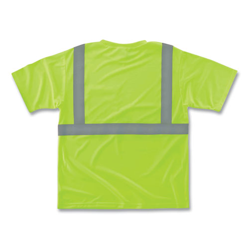 Glowear 8289 Class 2 Hi-vis T-shirt, Polyester, Lime, X-large