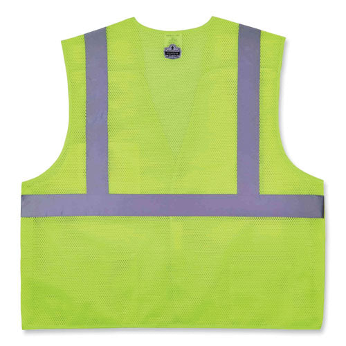 Glowear 8217ba Class 2 Breakaway Mesh Vest, Polyester, 2x-large/3x-large, Lime