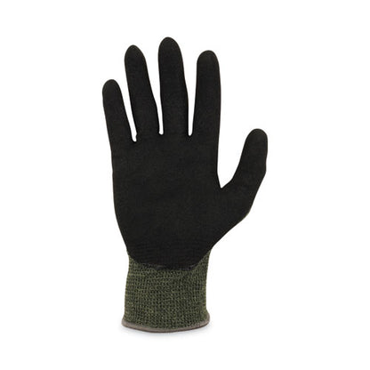 Proflex 7042 Ansi A4 Nitrile-coated Cr Gloves, Green, 2x-large, 12 Pairs/pack