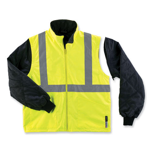 Glowear 8385 Class 3 Hi-vis 4-in-1 Jacket, X-large, Lime