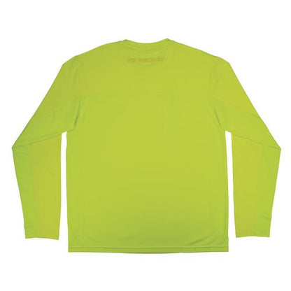 Chill-its 6689 Cooling Long Sleeve Sun Shirt With Uv Protection, X-large, Lime