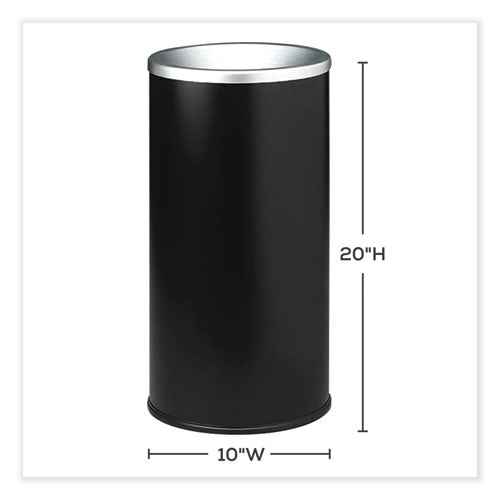 Ash Urn, 10" Dia X 20"h, Black