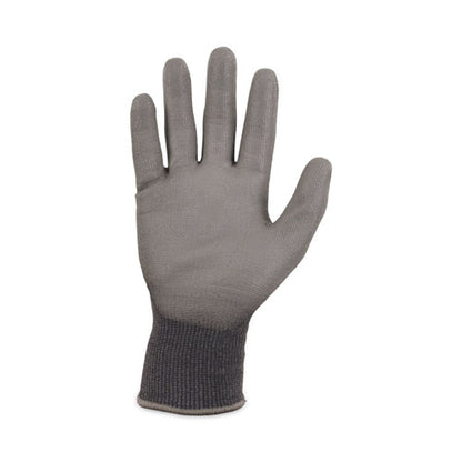 Proflex 7044 Ansi A4 Pu Coated Cr Gloves, Gray, Small, Pair