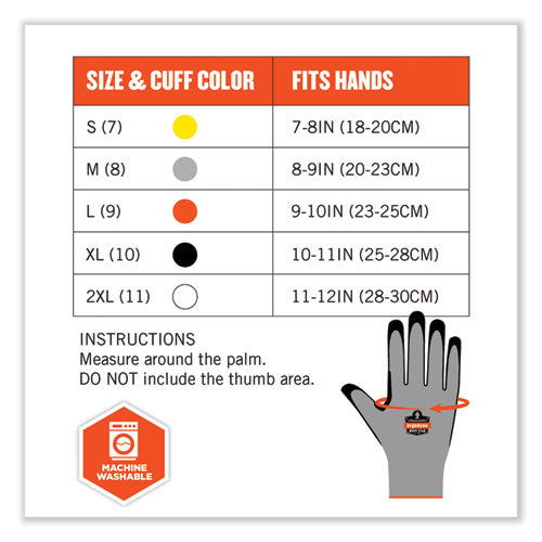 Proflex 7031 Ansi A3 Nitrile-coated Cr Gloves, Gray, 2x-large, Pair