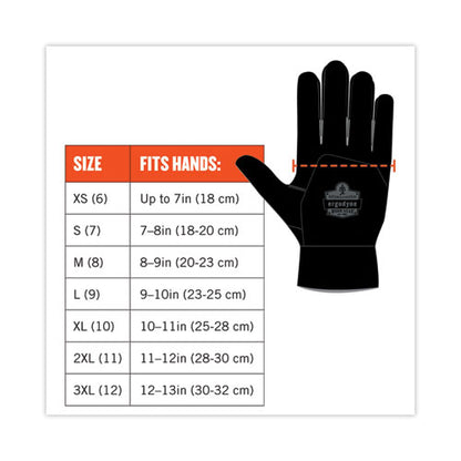 Proflex 812cr6 Ansi A6 Utility And Cr Gloves, Black, X-large, Pair